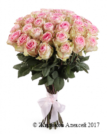 Букет 51 роза Эсперанс