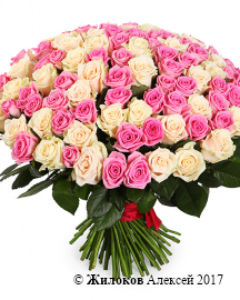 Букет Восхищение, 101 роза