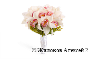 Букет невесты с орхидеями Леона